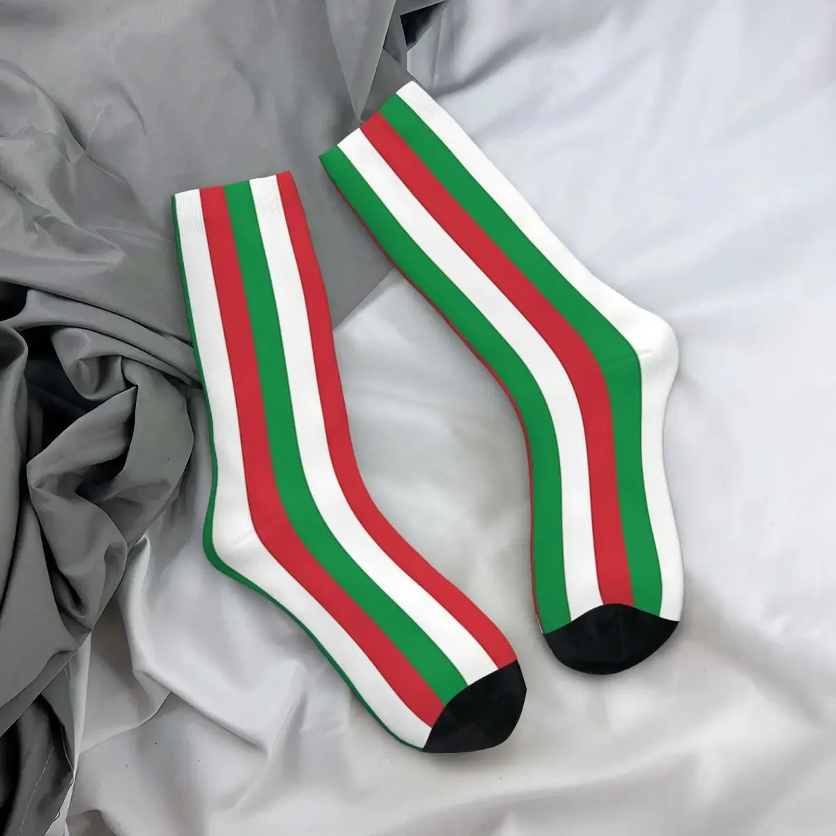 Flag Of Italy Socks Harajuku Super Soft Stockings All Season Long Socks Accessories for Unisex Christmas Gifts