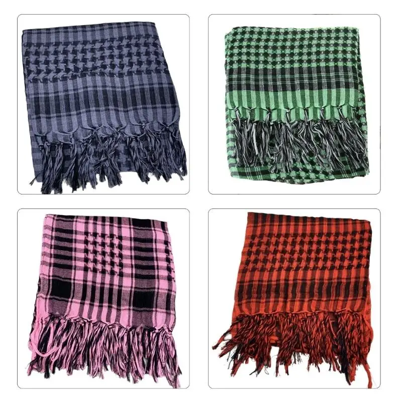 39BD Arab Hijab Head Scarf Shemagh Scarf Arabian Headscarf Ethnic Head Covering