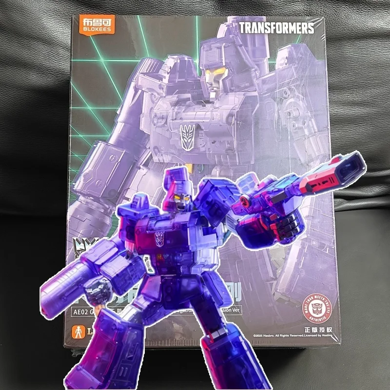 

New Blokees Transformers Mech Edition Ae02 G1 Megatron Energy Explosion Ver Action Figures Assembled Model Toys Gift