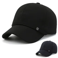 Wiosna lato luksusowa marka czapka z daszkiem dla mężczyzn Outdoor Sports solidna moda kapelusz przeciwsłoneczny Kpop Gorras Hombre czarny regulowany Snapback