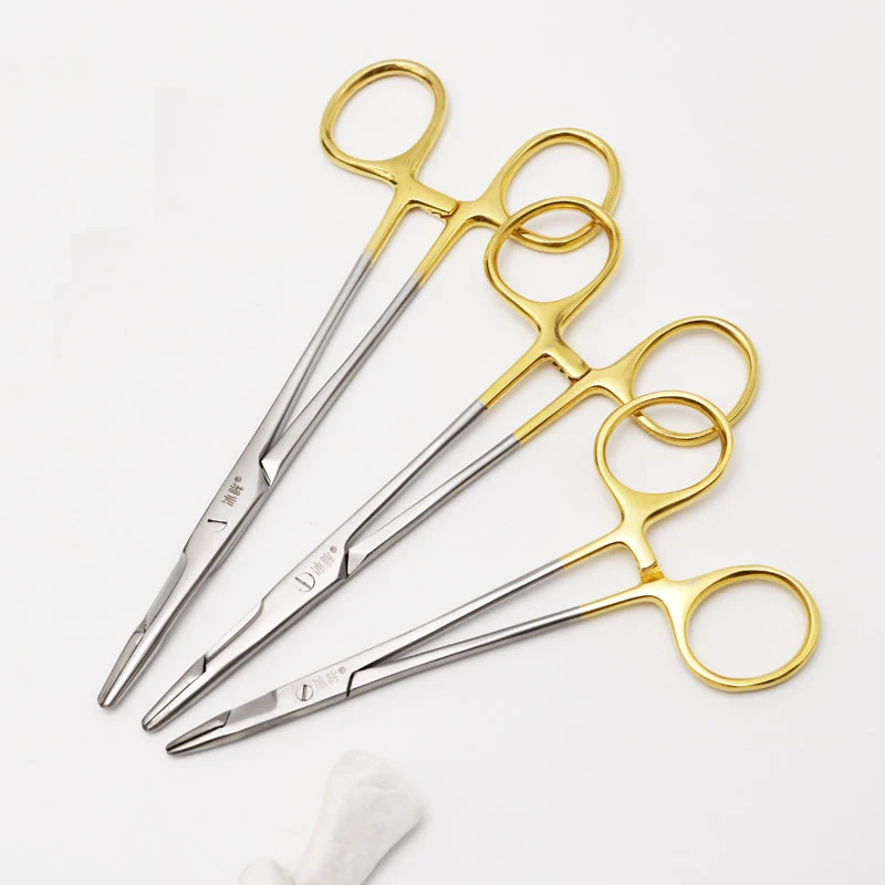 Schaarnaaldhoudtang 12,5 cm 14 cm 16 cm Chirurgische instrumenten Hoogwaardige roestvrijstalen naaldhoudtang