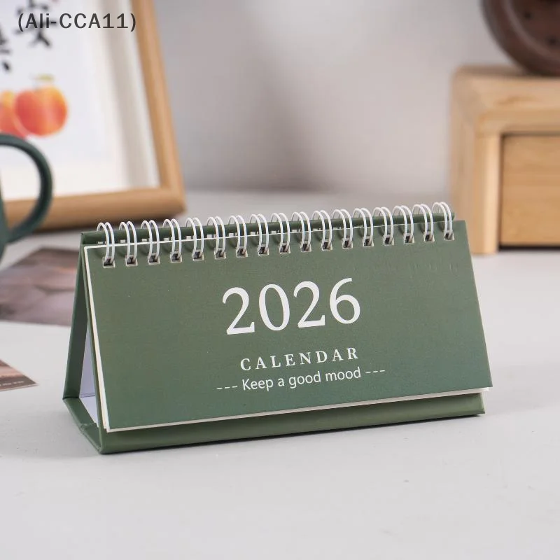 1 قطعة 2026 ورقة جديدة الإنجليزية تقويم مكتبي من يوليو 2025 إلى ديسمبر 2026 المحمولة مكتب صغير التقويم للجدول والخطة #4