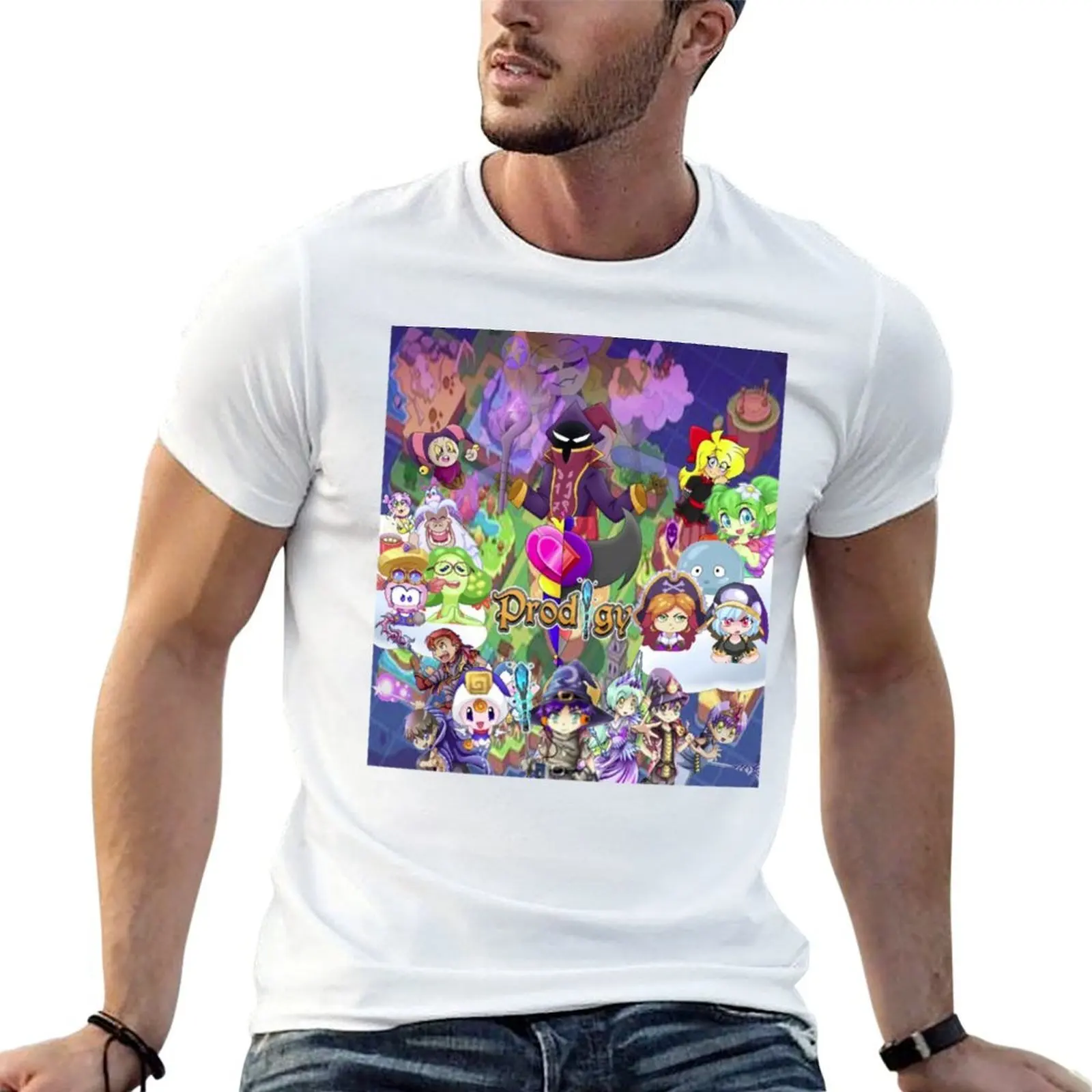 Prodigy Math T-Shirt vintage anime shirt graphics Men's t-shirts