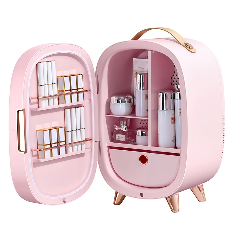 YY Mini Cute Skin Care Cosmetics Refrigerated Beauty Mini Refrigerator