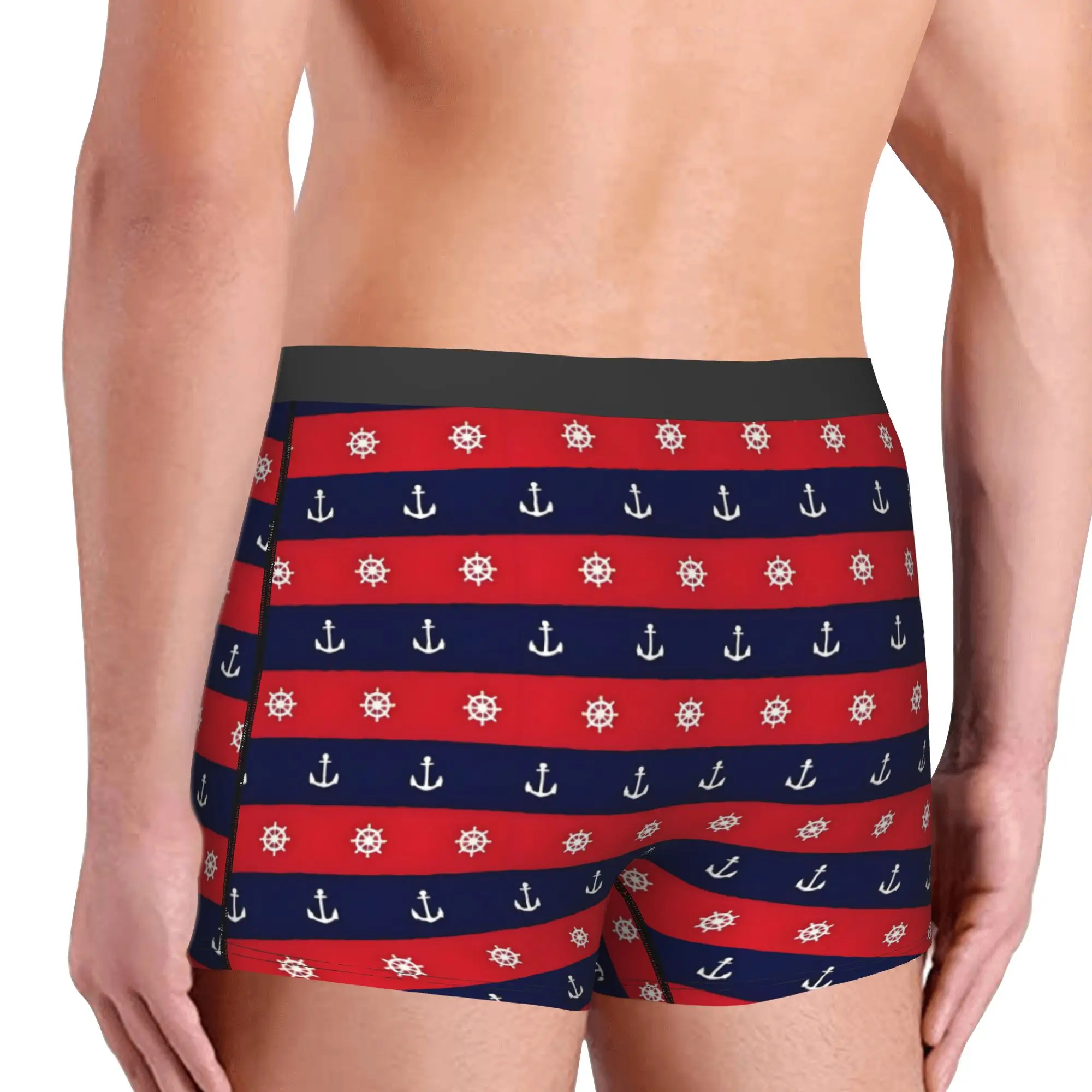Anchor Compass Captain Sailor Adventure Nautical Boxers Shorts Men's  Briefs Underwear Novelty Underpants