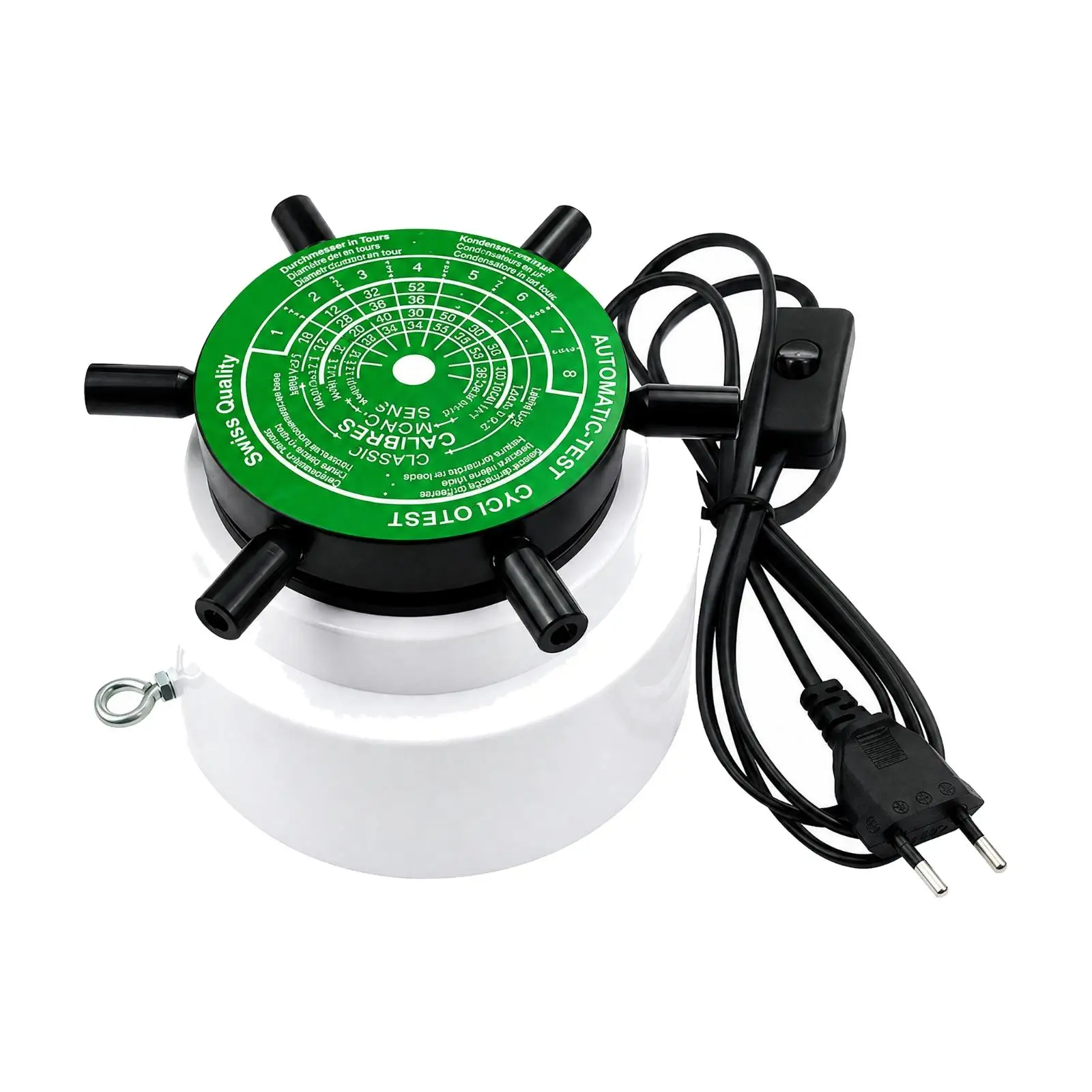 Automatic Watch Winder Display Case for Collectors Rotating Timepiece Holder with Power Cord Eu Plug