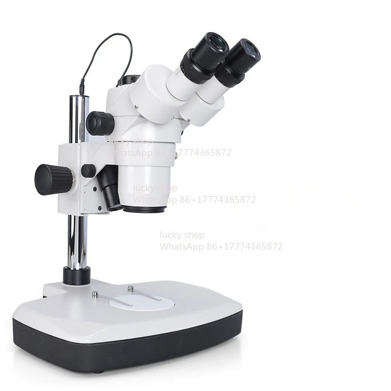 Trinocular Stereomicroscope Circuit Board Industrial Dissecting Mirror Continuous Zoom 7.5-200 Times