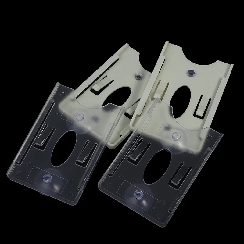 2 قطعة حامل بطاقة لزجاج السيارة الأمامي علامة زجاجية دائم ID حامل بطاقة IC بطاقات كم منظمة السيارة ديكور السيارة الداخلي #4