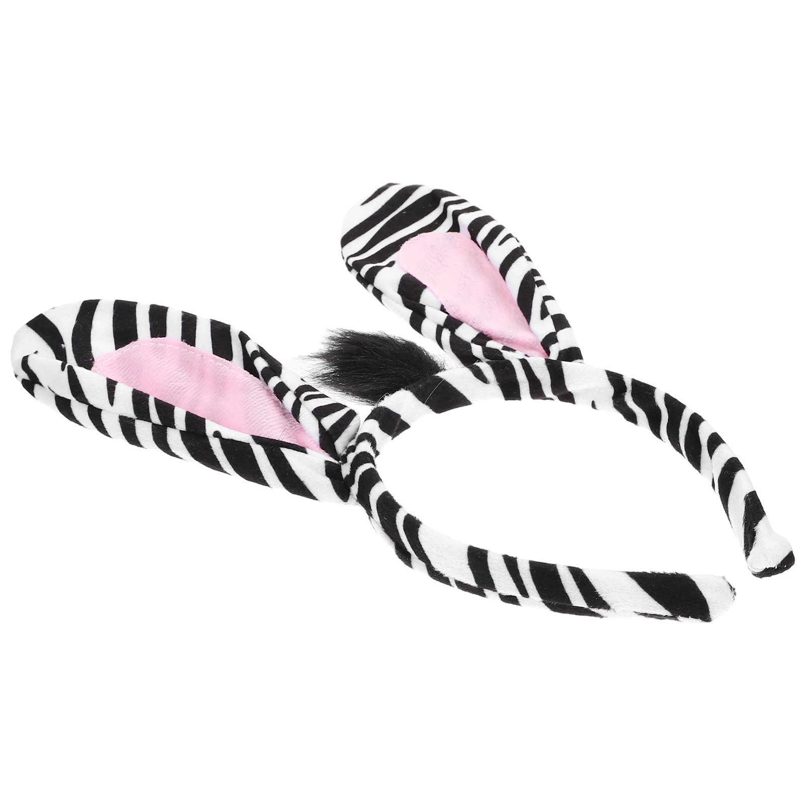 

Zebra Headband Headdress Animal Cosplay Headwear Kids Adult Hair Hoop Elastic Comfortable Stage Party Masquerade Halloween