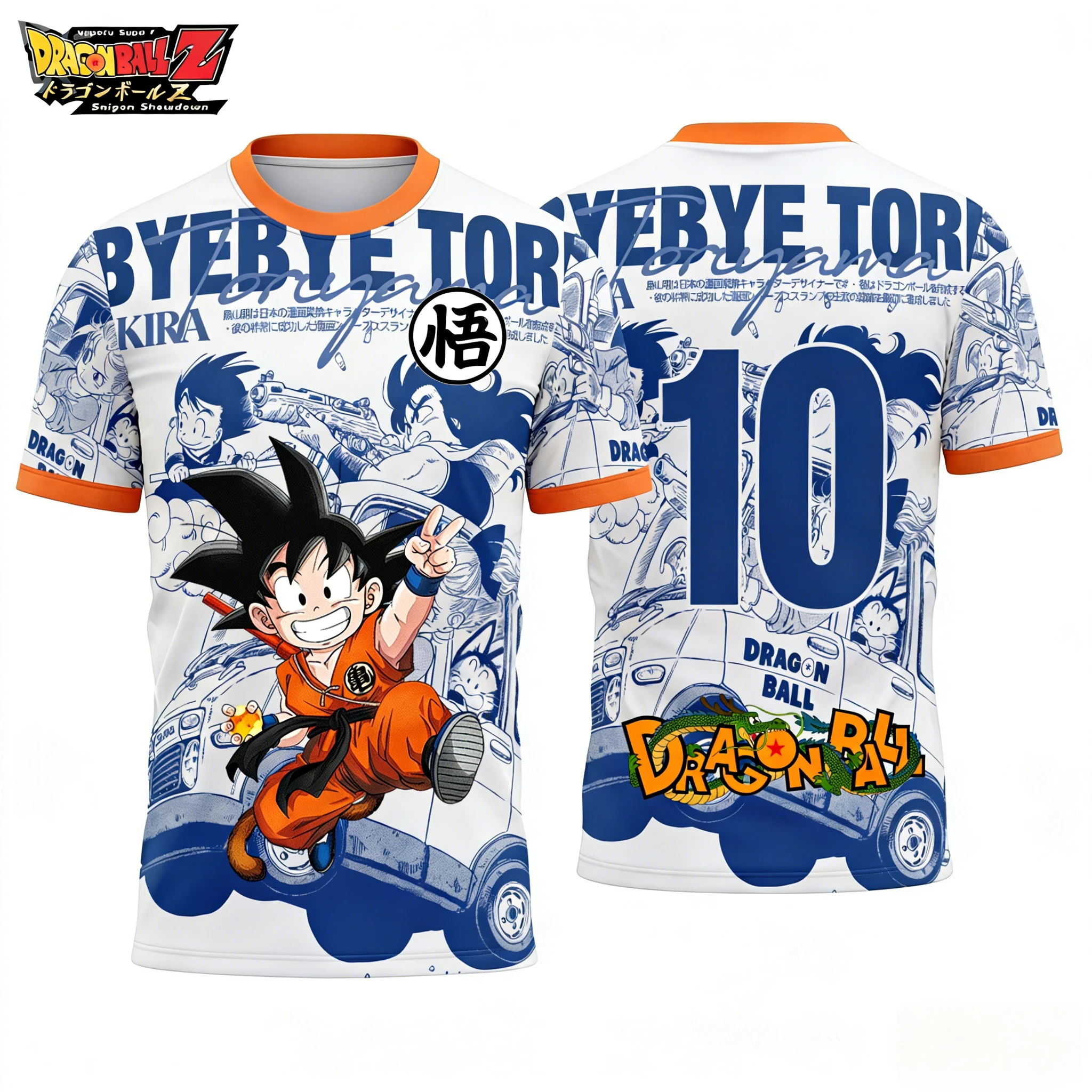 2026 Sommer Dragon Ball Retro Fitness T-Shirt Herren Oversize 3D-Druck Kurzarm Familien-Unisex Kinder-Sportshirt