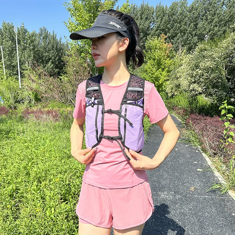 Breathable running backpack Portable women's cross country running marathon cycling backpack