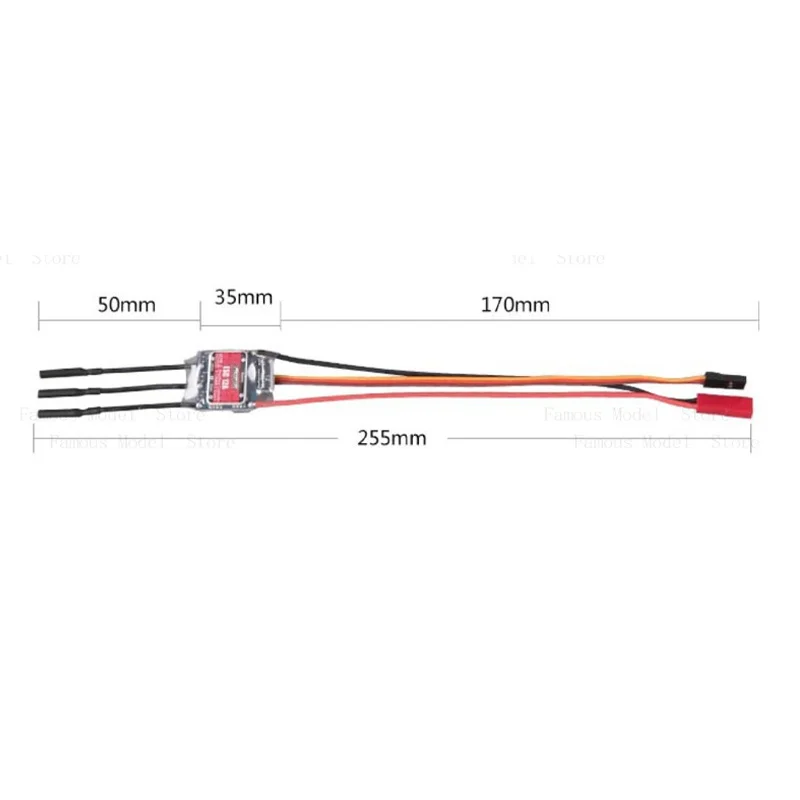 Predator 12a esc jstプラグ電気調整、2aリニア設定