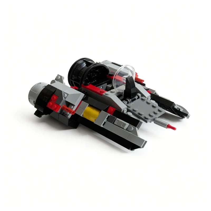214pcs MOC Boat MD004 Hovercraft Model Building Blocks Architecture Birthday Art Brick Education DIY Creative Display Collection