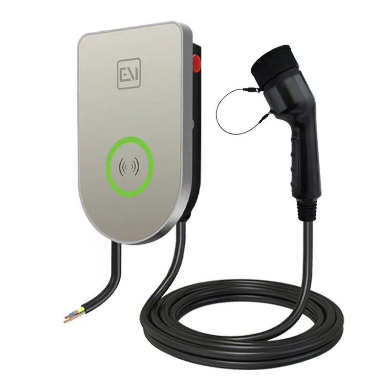 7KW-22KW Portable EV Charger 1 Phase Electric Vehicle AC 32A Wallbox EV Fast Charging Station