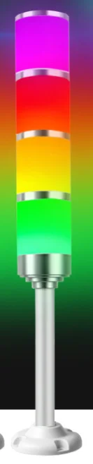 Industriële Multilayers Stapellicht Anti-Corrosie Aluminium Signaal Alarm Waarschuwingslampje 24V Veiligheid Indicator Lamp voor CNC Machines