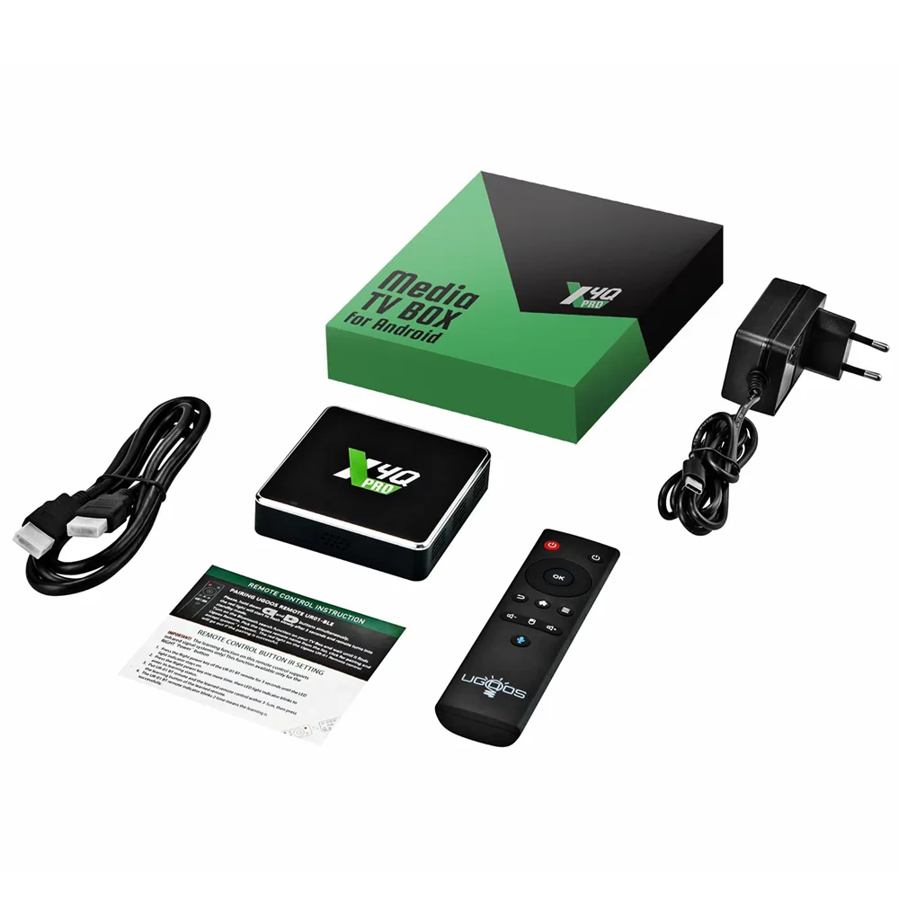 UGOOS X4Q Pro TV BOX Android 11 Amlogic S905X4 LPDDR4 4GB 32GB Support AV1 HDR 1000M BT OTT 4K TVBOX X4 Pro 4GB 32GB Player