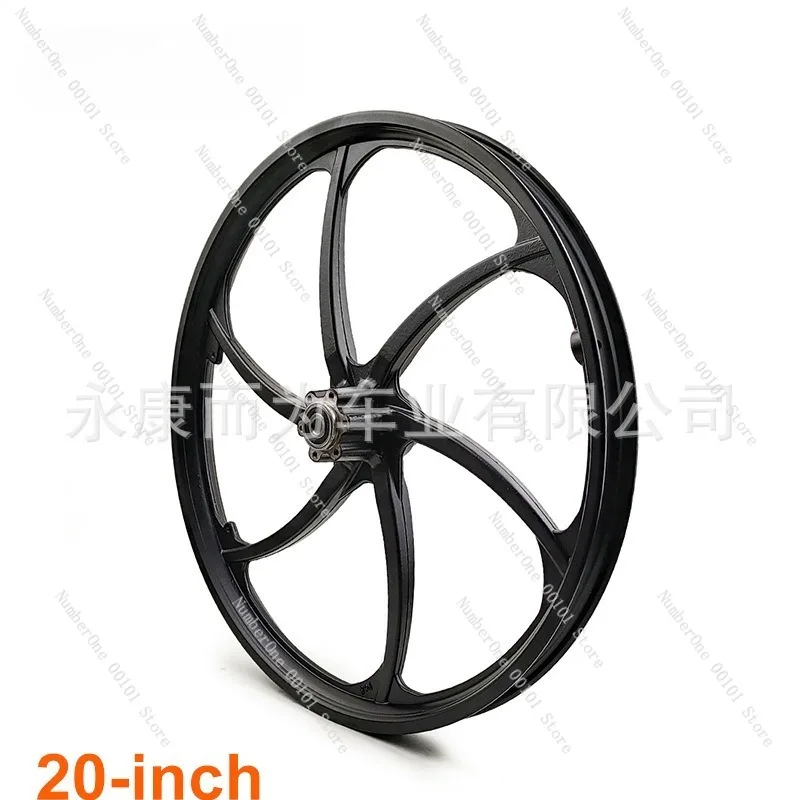 20 inch children's bicycle trailer wheels black alloy wheels 10mm bearing diameter 20x2.125 inflatable