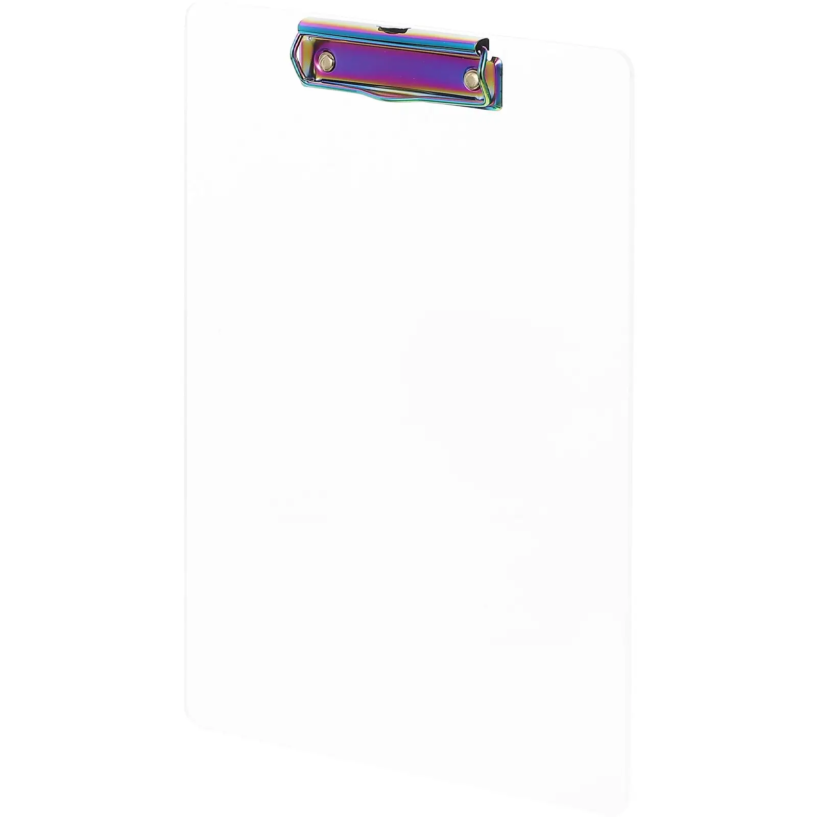 Transparent Clipboard A4 Writing Board Thickened File ganizer Clip Board School Supplies Acrylic Folder Metal Clip Portable