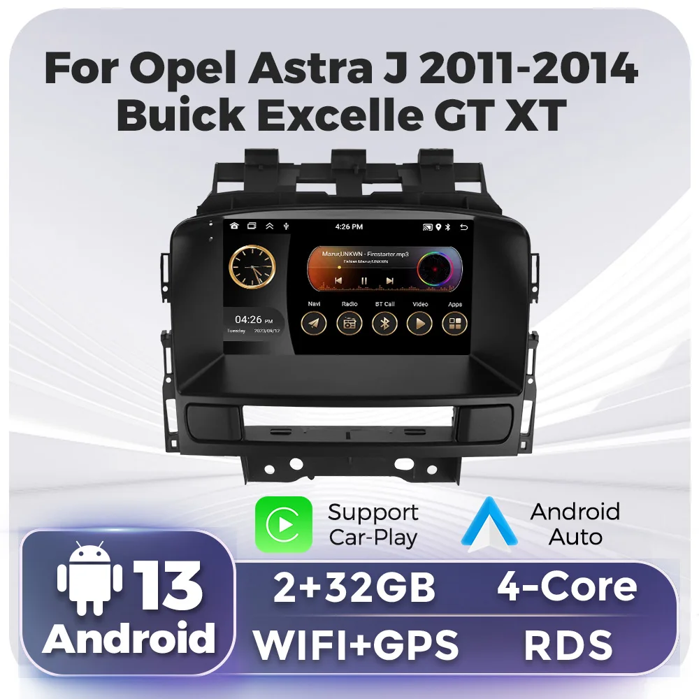 Autoradio Android 13 intelligente Systeme für buick excelle gt xt opel astra j 2011-2014 gps