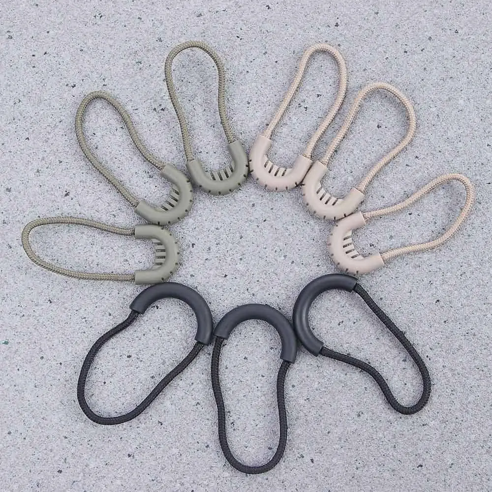 Mochila de viaje, extractor de cremallera, bolsas de ropa DIY, hebilla de Clip, cuerdas con cremallera EDC, cuerda con cremallera, cordón con cremallera, cola más larga