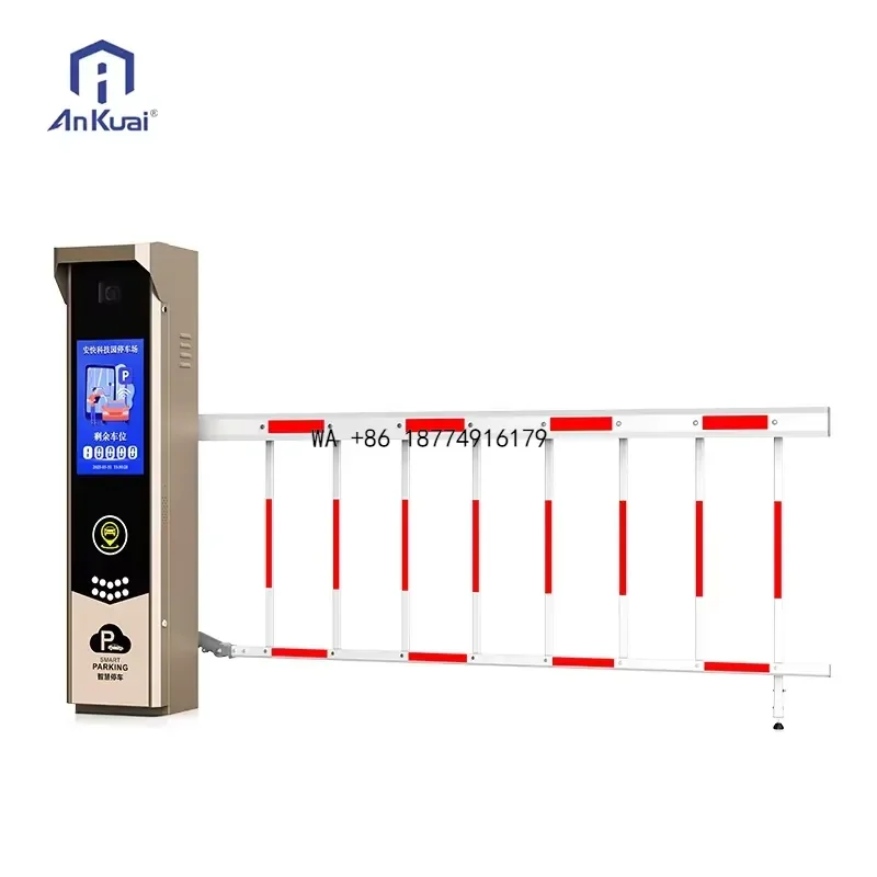 wmwmnu High Accuracy License Plate Recognition with Barrier Gate All-in-One LPR for Parking ManagementOEM