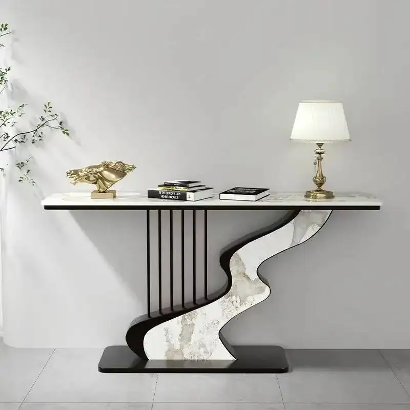 

Simple Premium Unique Console Tables Modern Beauty Minimalist Corner Table Nordic Aesthetic Schreibtisch Living Room Furniture