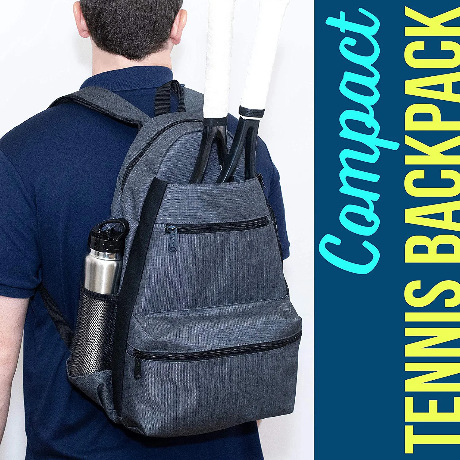 مخصص 2025 بالجملة تنس الريشة القماش الخشن حقيبة مقاوم للماء حقيبة ظهر كبيرة قابلة للطي