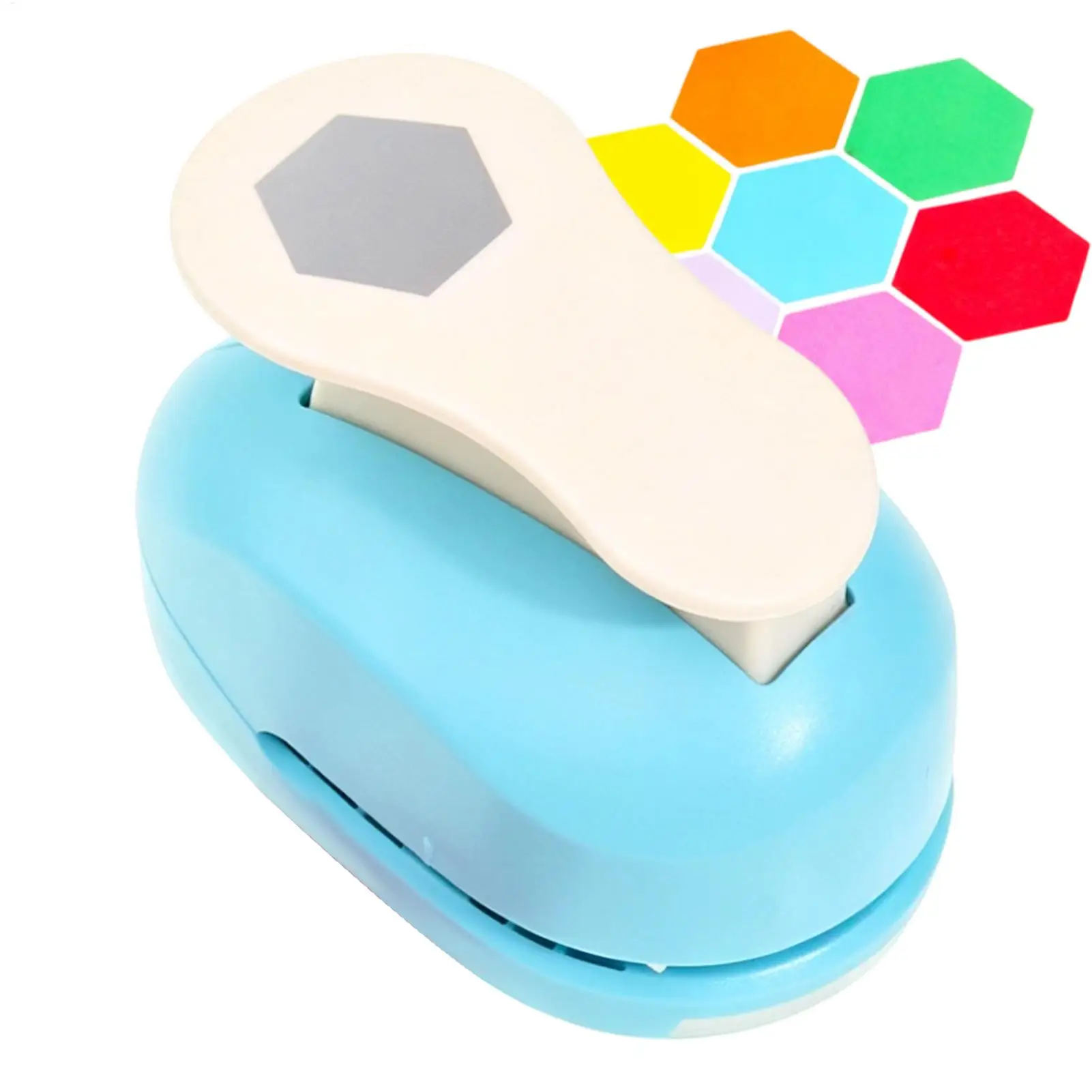 Paper Punches For Crafting Professional Universal Hexagon Shape Cutter Tool Craft Punch Tool For Cardstock Scrapbook Supplies