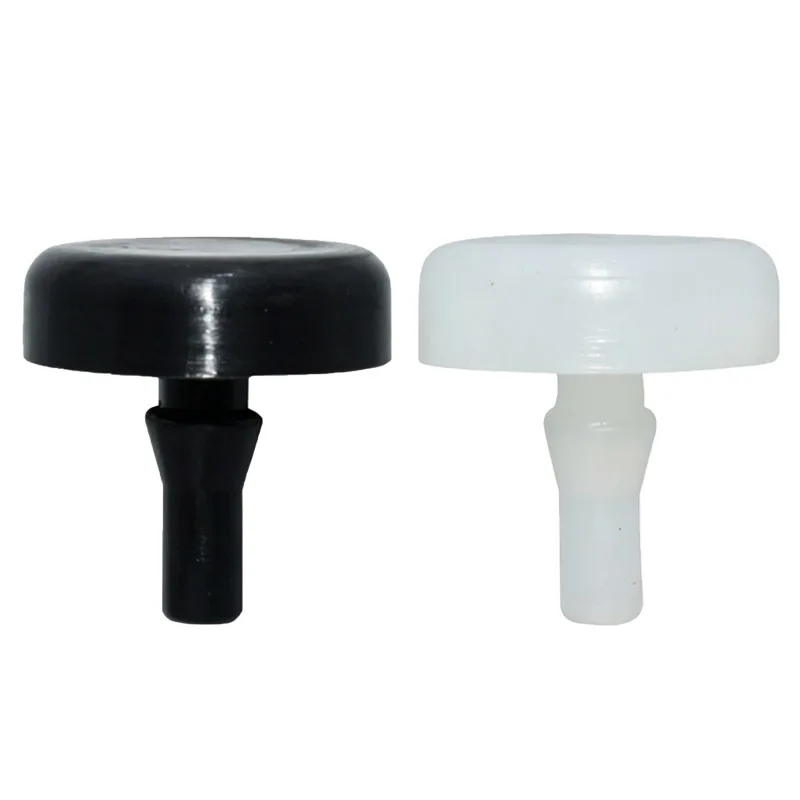 4Pcs Limit Rubber Pad Silicone Hole Plug Adjustable Clip Earring Pads Cushions Brake Pedal Depressor Lock Black and White
