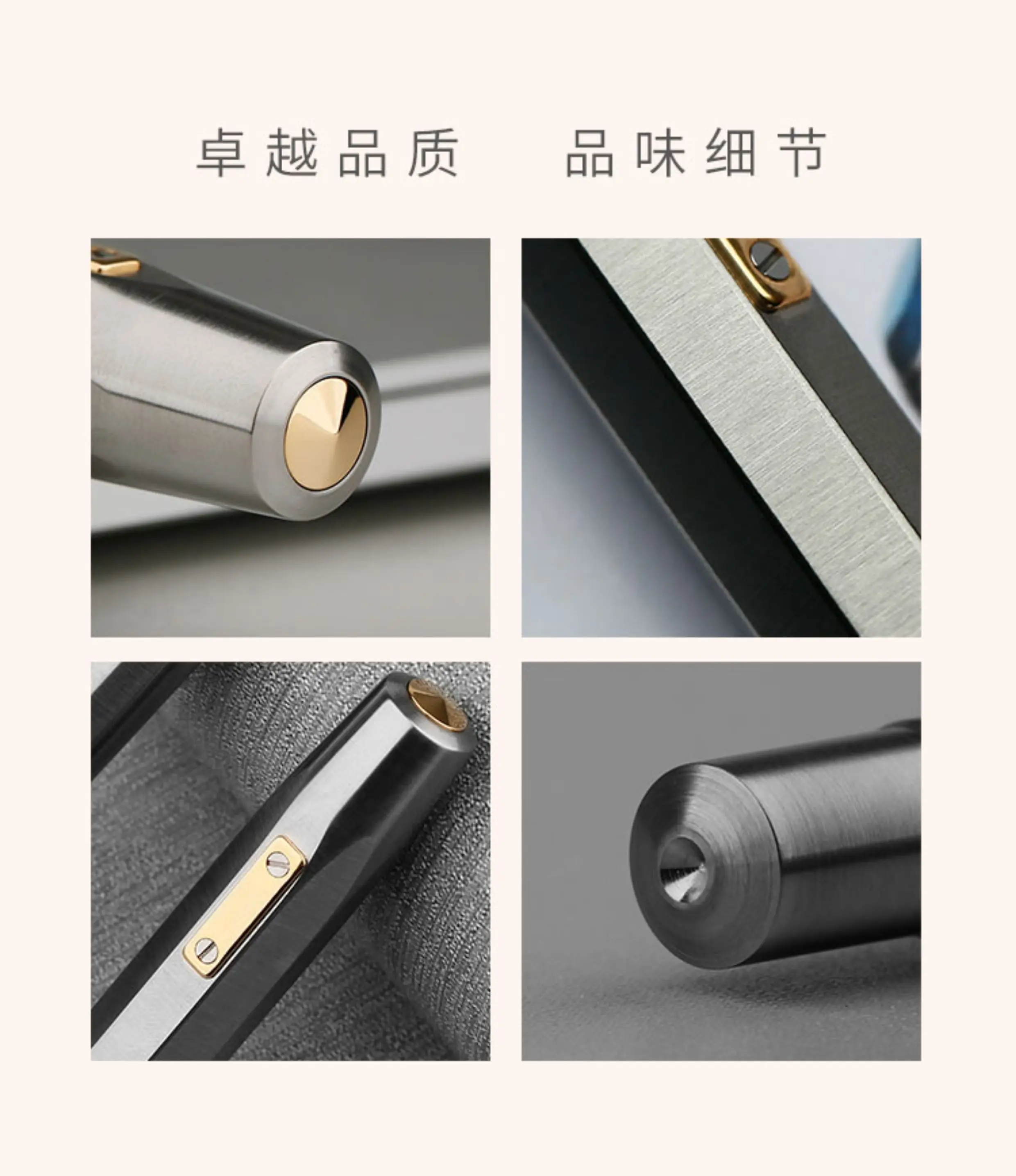 MoonMan RS1 – pointe allemande en alliage de titane exquise, pointe en or 14 carats octogonale courte en acier pour hommes et femmes, même stylo Iridium Premium