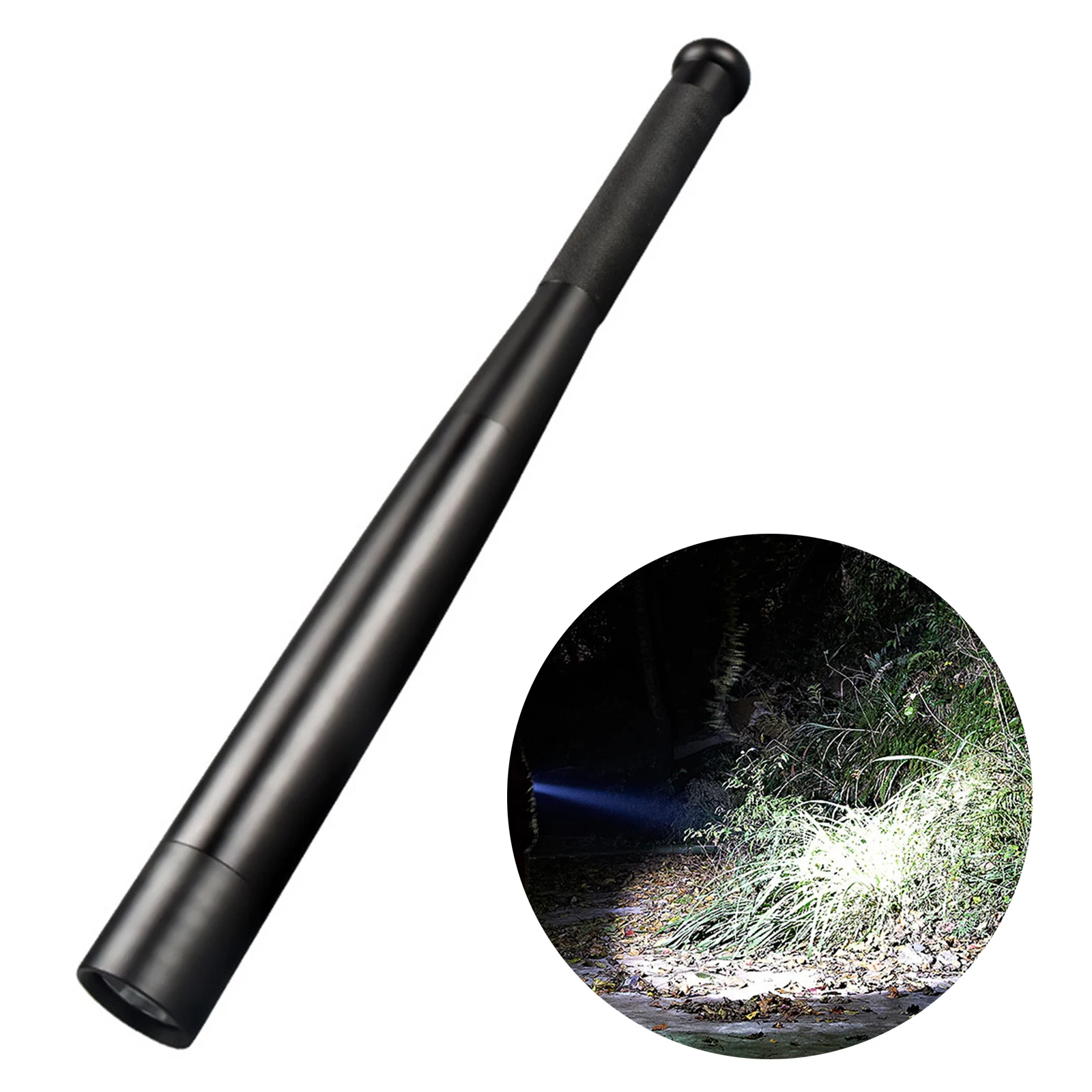 Baseball Bat Led Flashlight Waterproof Super Bright Aluminum Flashlight Rechargeable Outdoor Strong Riot Torch