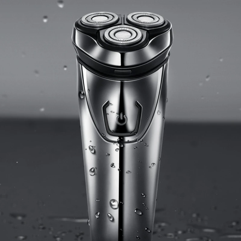 

POREE PS163 Мужская электробритва для влажной и сухой уборки, двойная бритва высокой мощности, интеллектуальная модель с зарядкой против бороды, портативная бритва