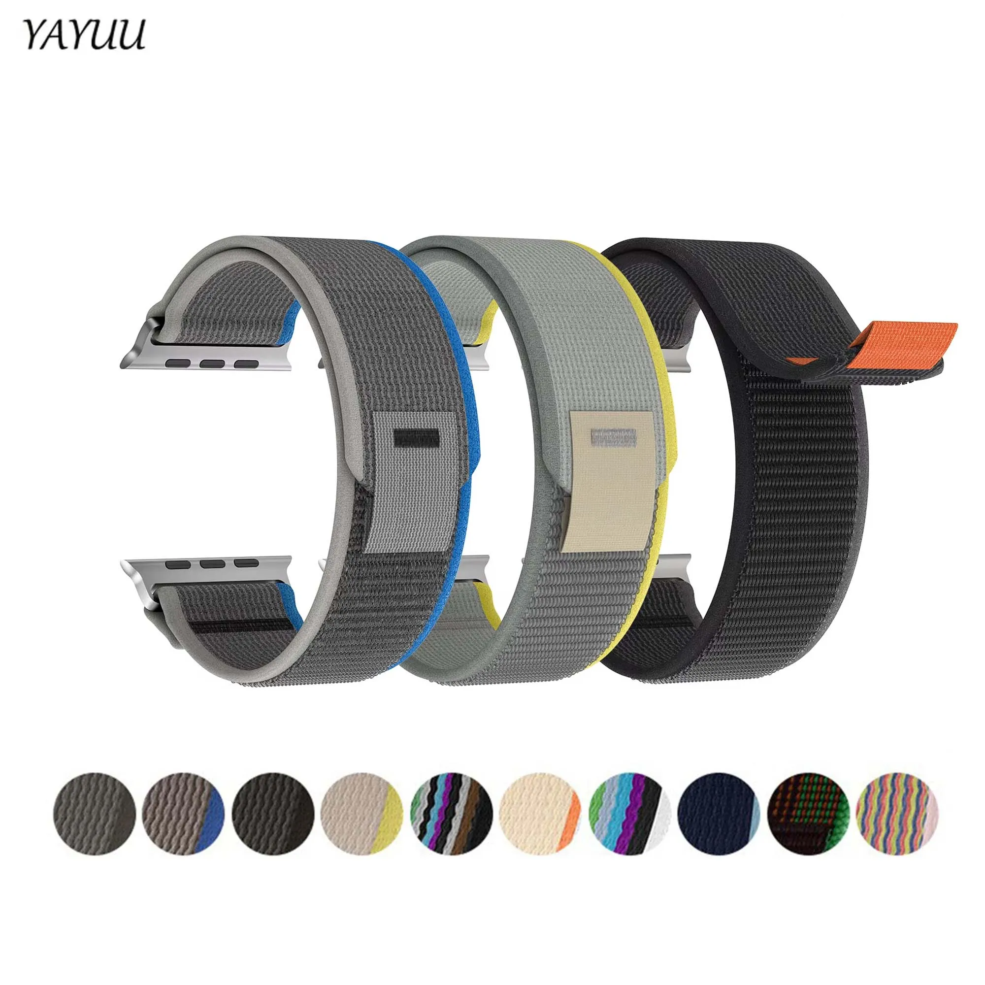 

YAYUU Trail Loop Strap for Apple Watch Ultra 3 2 band 49mm 46mm 44mm 40mm 45mm 41mm 42mm Bracelet iWatch Series 11 10 SE 9 8 7