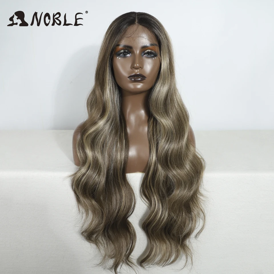 Noble Synthetic Lace Front Wig Long Wavy 30\