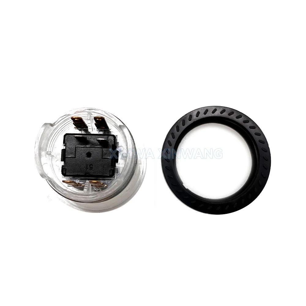 5pcs/10pcs Arcade Game GoldLeaf RGB Illuminated 3.3v LED Push Button 28mm 30mm Round Buttons For MAME Virtual Pinball Machine view 4