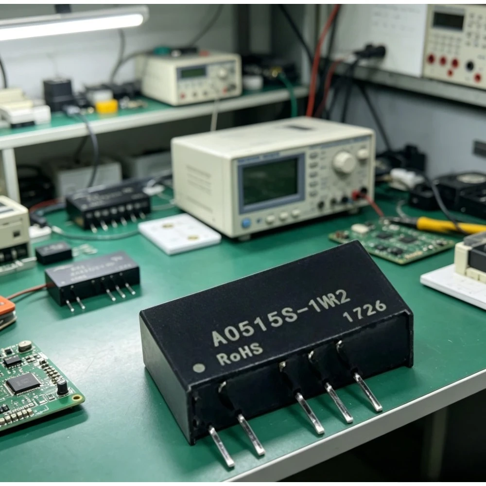 New original  Power supply module A0515S-1WR2 input 5V output positive and negative 15V power 1W isolated voltage regulator