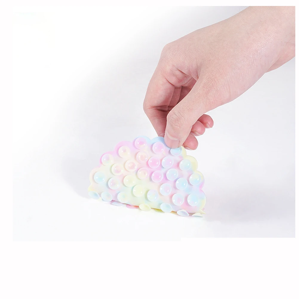 Suction Cup Square Pat Pat Silicone Sheet Squidopop Fidger Toy Children Stress Relief Squeeze Toy Antistress Soft Squishy toy