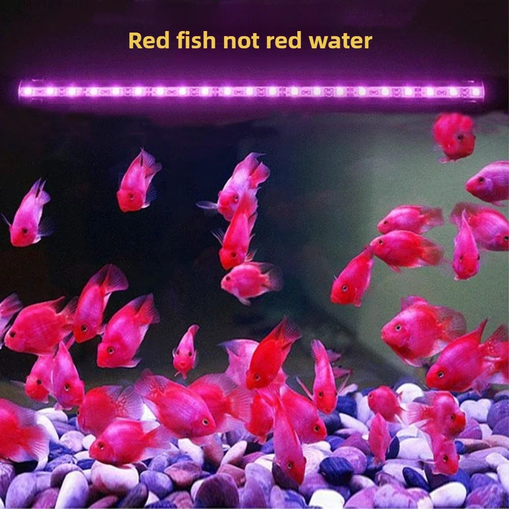 Remote Control LED Aquarium Light 43 Inch Multi Color 16 Color Light Changing LED Fish Tank Light Subersible Aquarium Plant Lamp