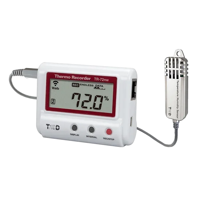 TECPEL TR-72nw-S Wired Lan Humidity and Temperature Data Logger