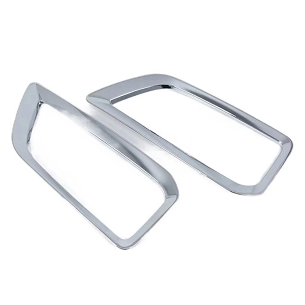 

Elegant Car Accessory For Car Exterior Upgrade Fog Lamp Covers Fog Lamp Covers Chrome Finish High-Quality Plastic