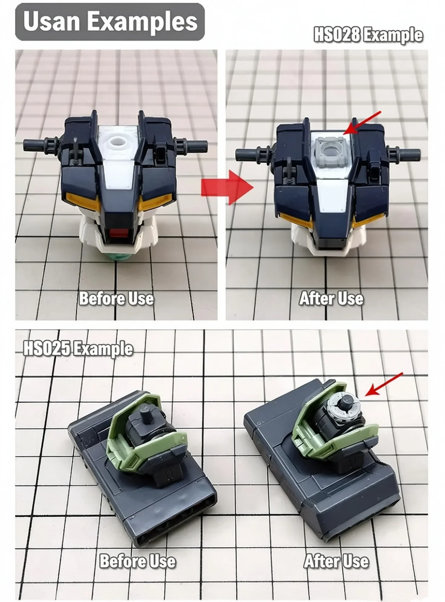 MSWZ HS025 HS028 Gunpla Detail Add-on Parts Joint Extended Turbo Plastic Modification Accessories for Gundam Model DIY