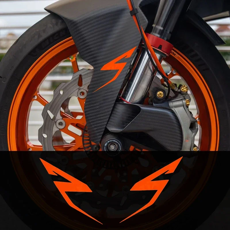 1Pair Motorcycle Stickers DIY Motorbike Fender Vinyl Decals for KTM Super Adventure Duke RC 390 690 790 890 1090 1190 1290 R