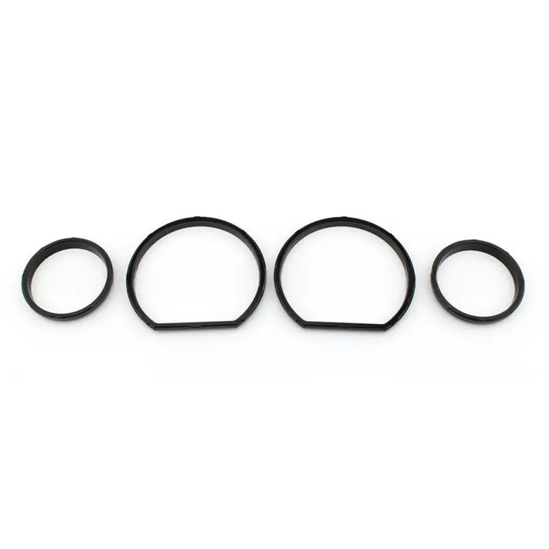 A03Z-Motorcycle Instrument Board Bezel Kit Speedometer Trim Ring Inserts For Electra Glide Road Glide Tri Glide 14-