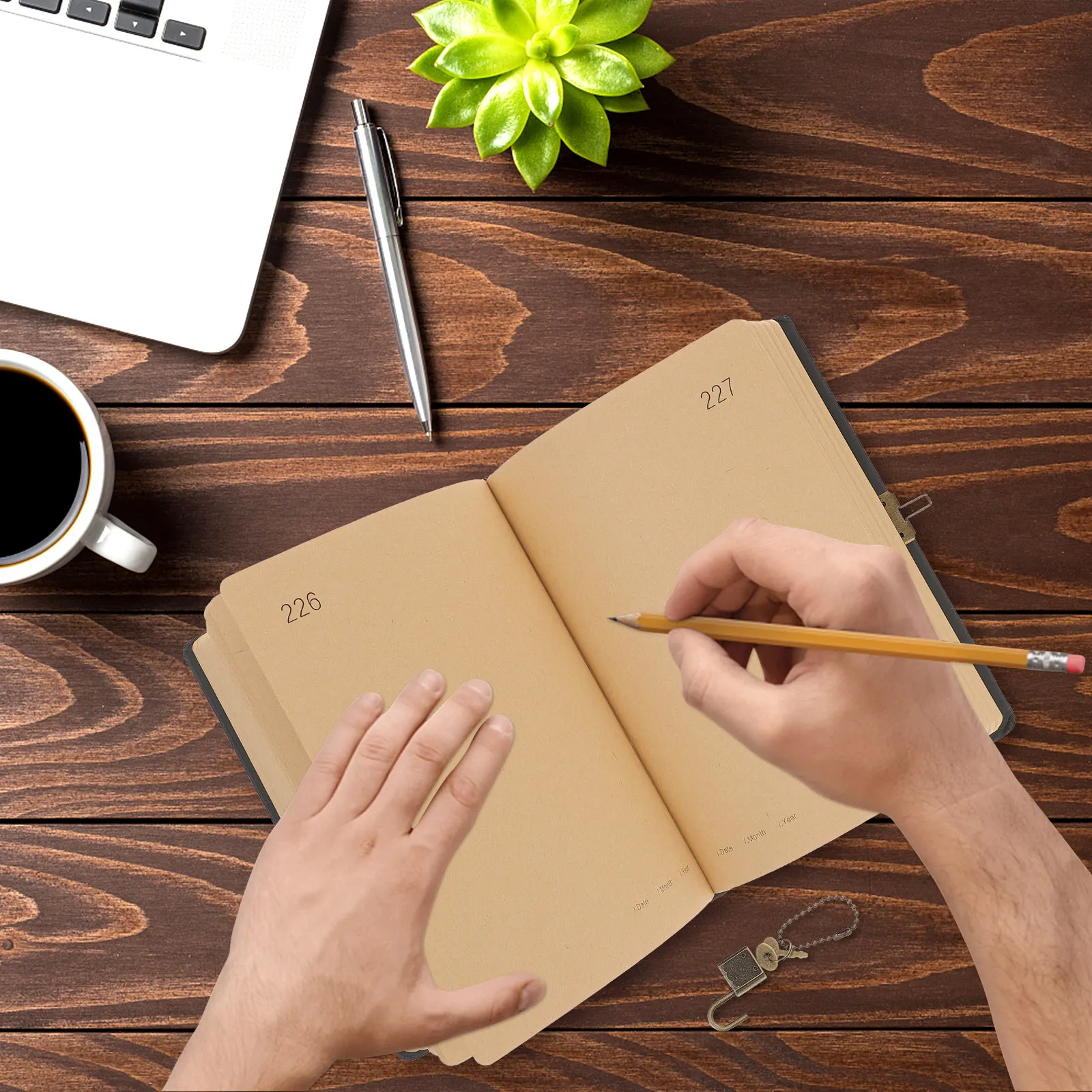365-days-notebook-journal-planner-diary-personal-organizer-lock-portable-stationery-for-travel-school-office-writing-note