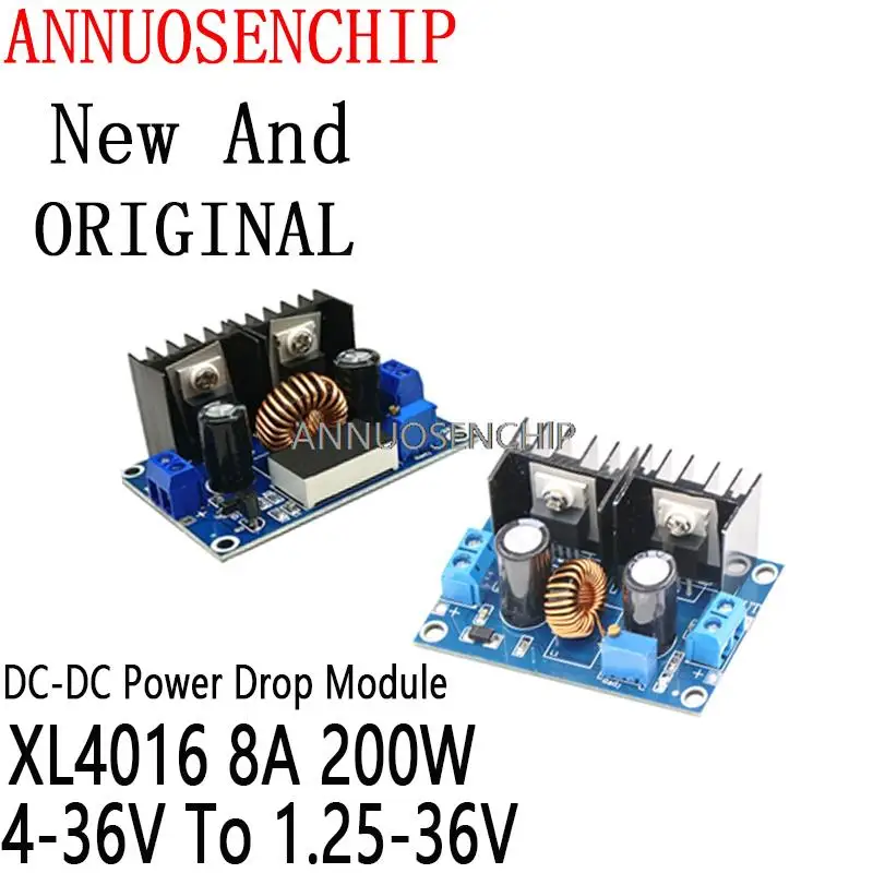 MH-ET LIVE LED Voltmeter PWM Adjustable Step-Down Board Module DC-DC Power Drop Module XL4016 8A 200W 4-36V To 1.25-36V