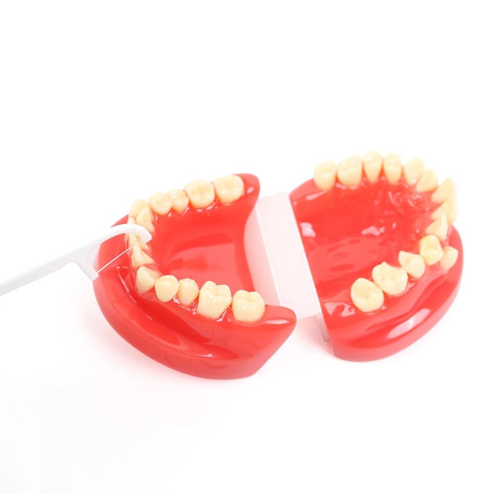 Juego de palillos de dientes de plástico, cepillo Interdental reutilizable, limpiador Dental portátil con funda, 50x10 unids/lote por caja