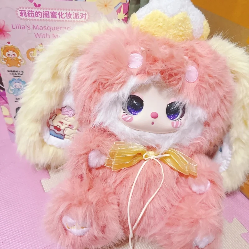 

Lila V3 Best Friend Makeup Party Series Сюрприз Таинственный плюш 600% большая кукла слепая коробка Модные игрушки Изысканные милые куклы Подарки