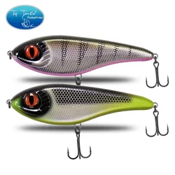 CF Lures Outdoors Jerk Baits Slow Sinking Freshwater Fishing Accessories Hard Wobbler Suspending Pike Bass Musky Free Shipping