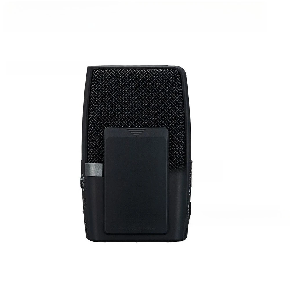 The handheld recorder has four recording modes: XY, MS stereo, and 2 channels.