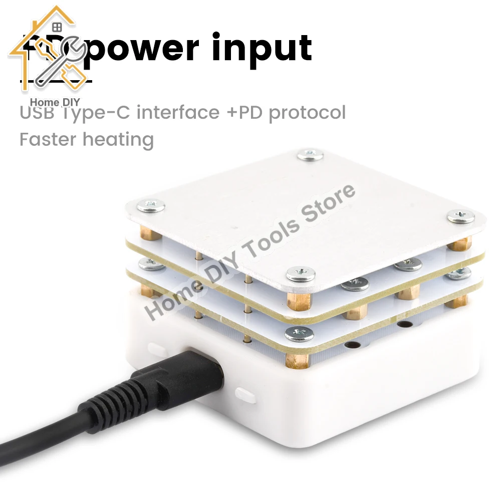 Adjustable Constant Temperature Soldering Rework Station PCB Soldering Heating Plate Heating Table Preheating Repair Tools